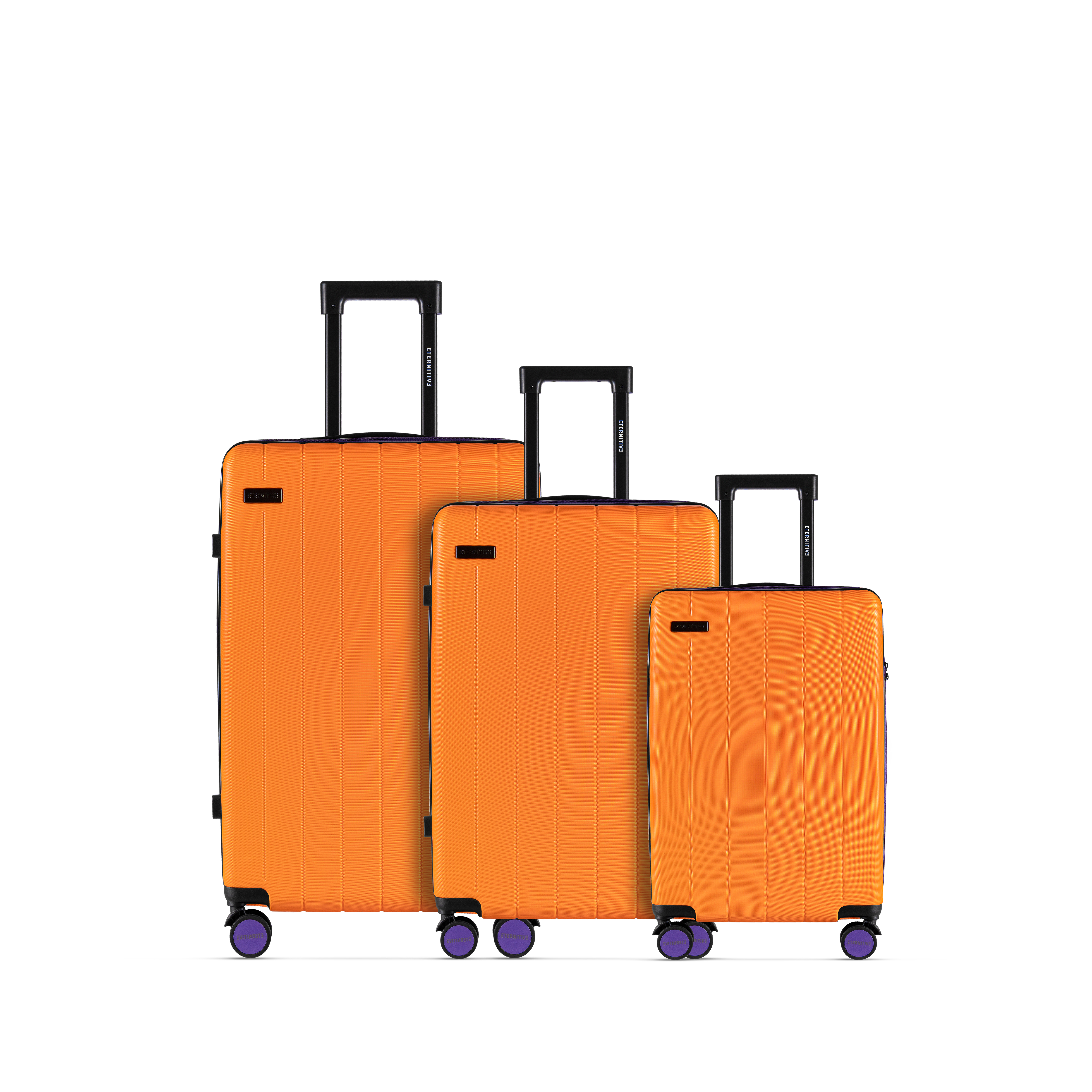 JOY Set Orange: Handgepäck + Mittelgroßer Koffer + Großer Koffer