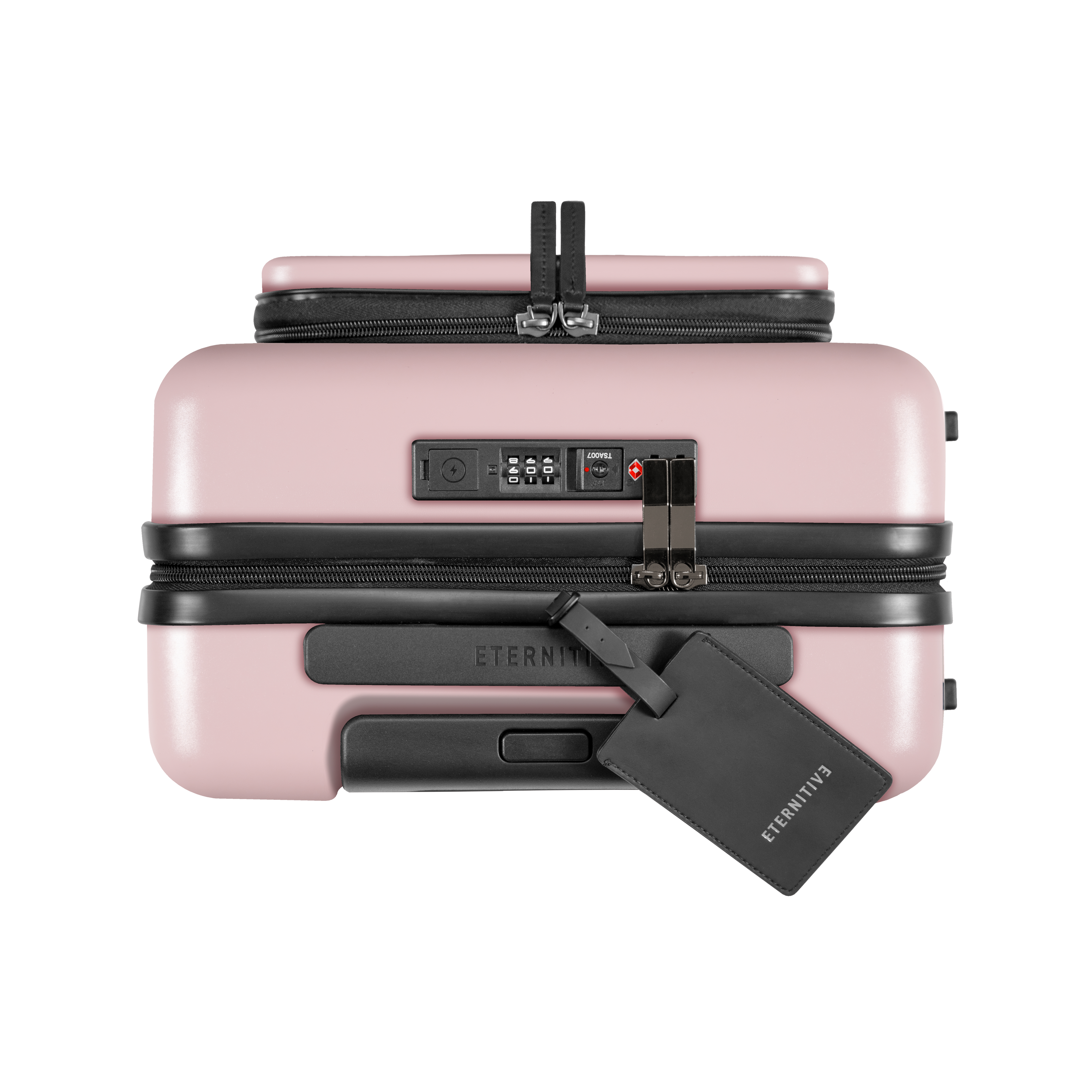 E3 Koffer set 2 teilig: \n Handgepäck plus + Großer Koffer Pink