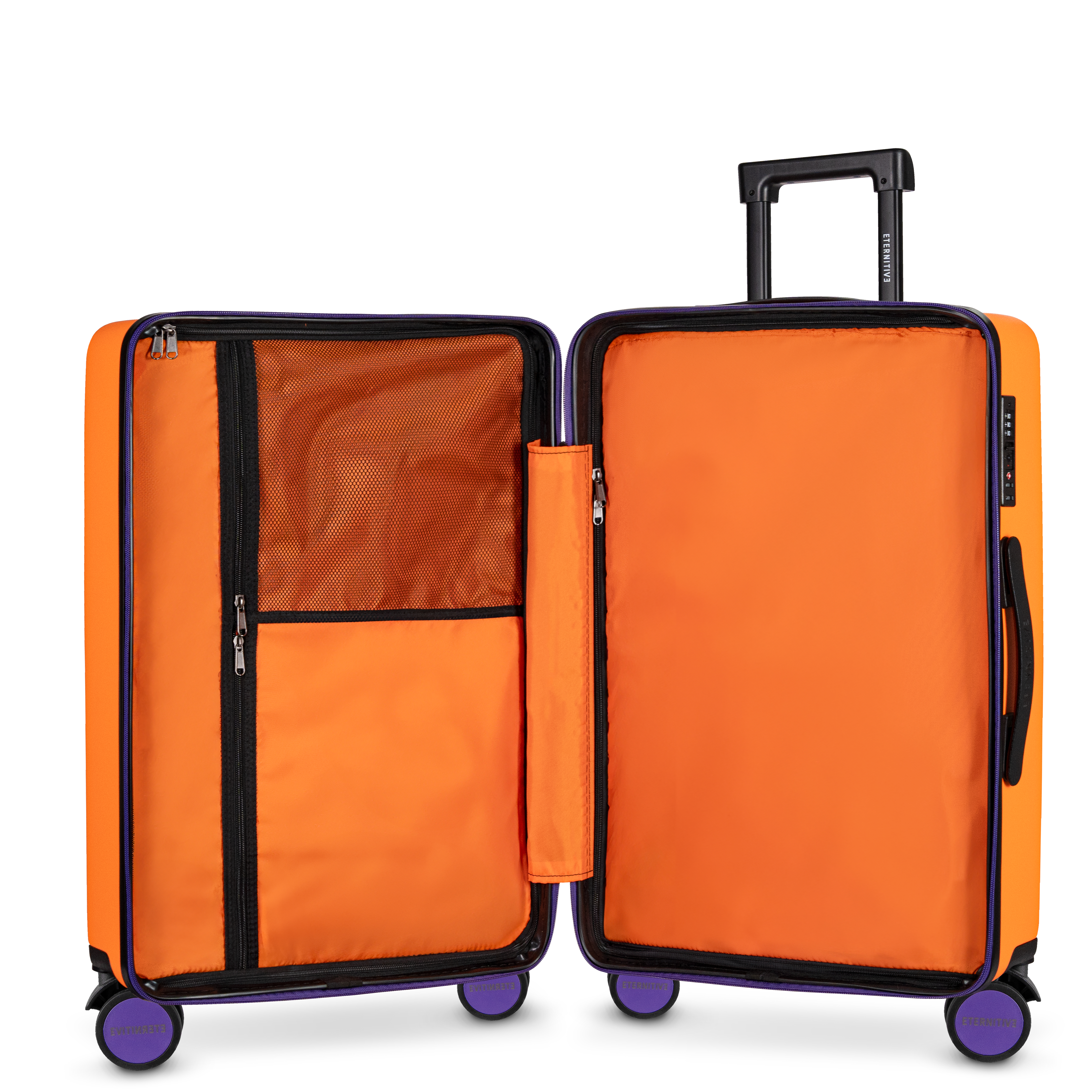 JOY Medium Suitcase Orange – ABS, TSA Lock | Eternitive
