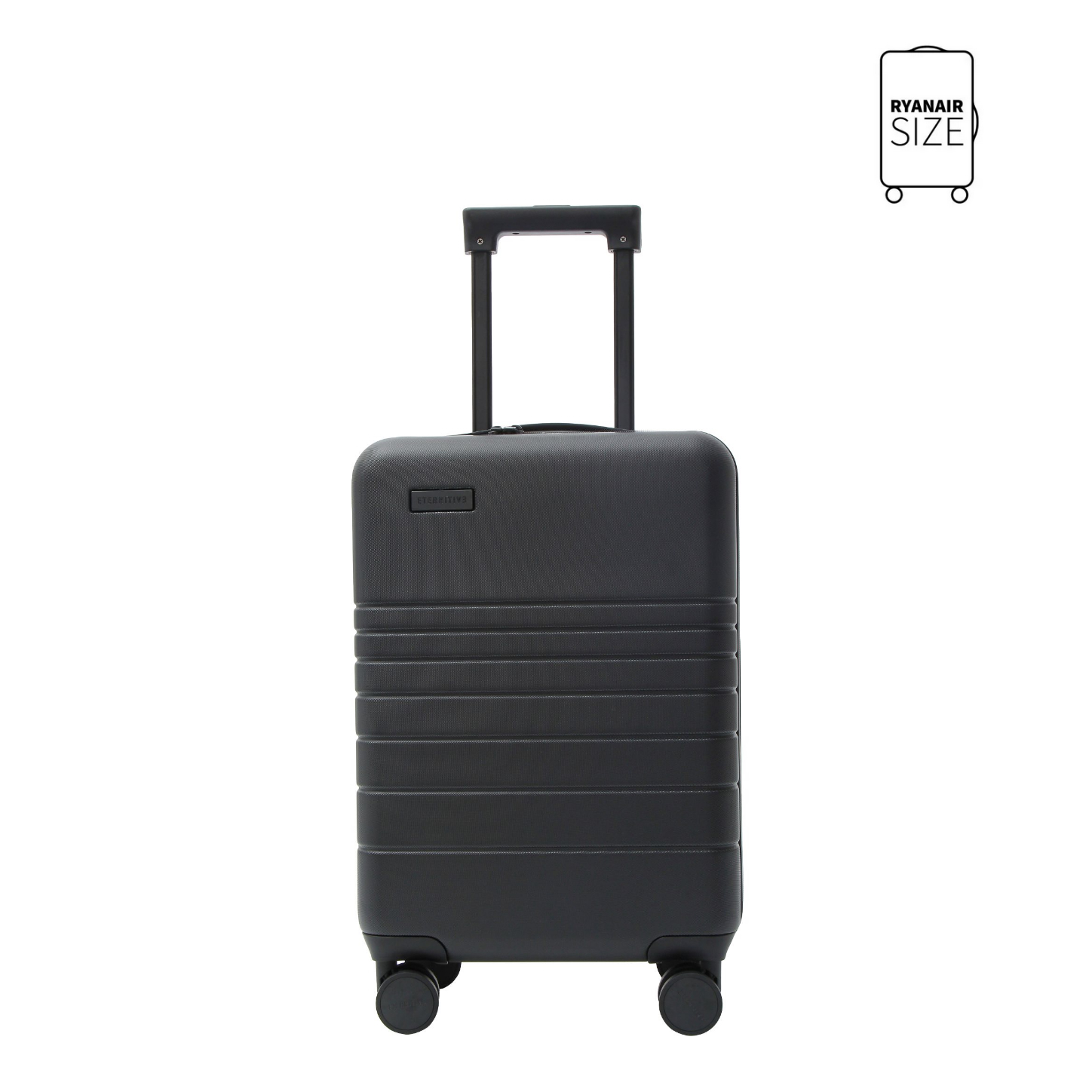 Krute Bagaglio A Mano 50,8 Cm Con Portabicchieri E Porta USB – Valigia Rigida PC+ABS, Serratura TSA, Ruote Doppie, Nero