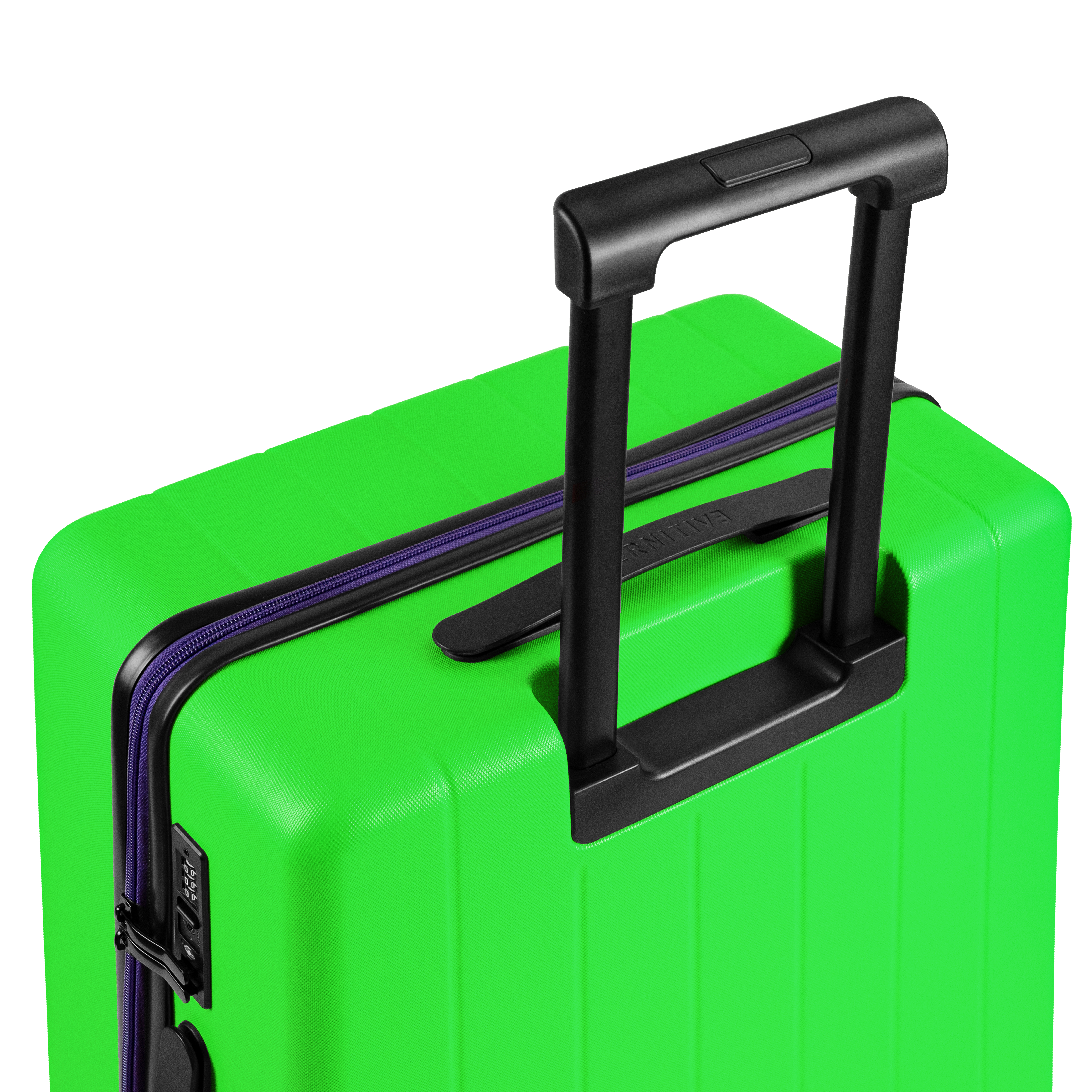 Medium green suitcase with TSA lock (ABS suitcase) | Eternitive