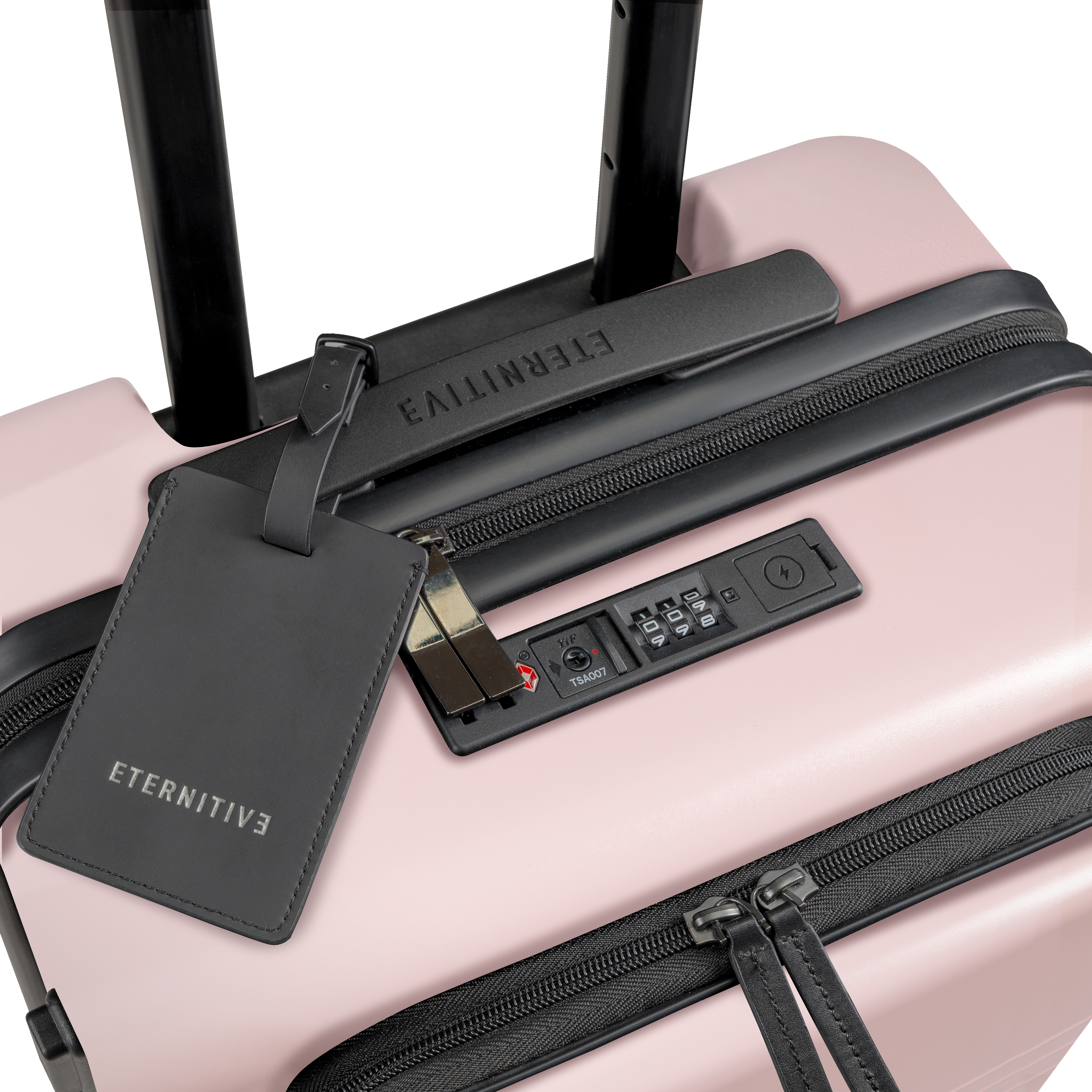 E3 Koffer set 2 teilig: \n Handgepäck plus + Großer Koffer Pink