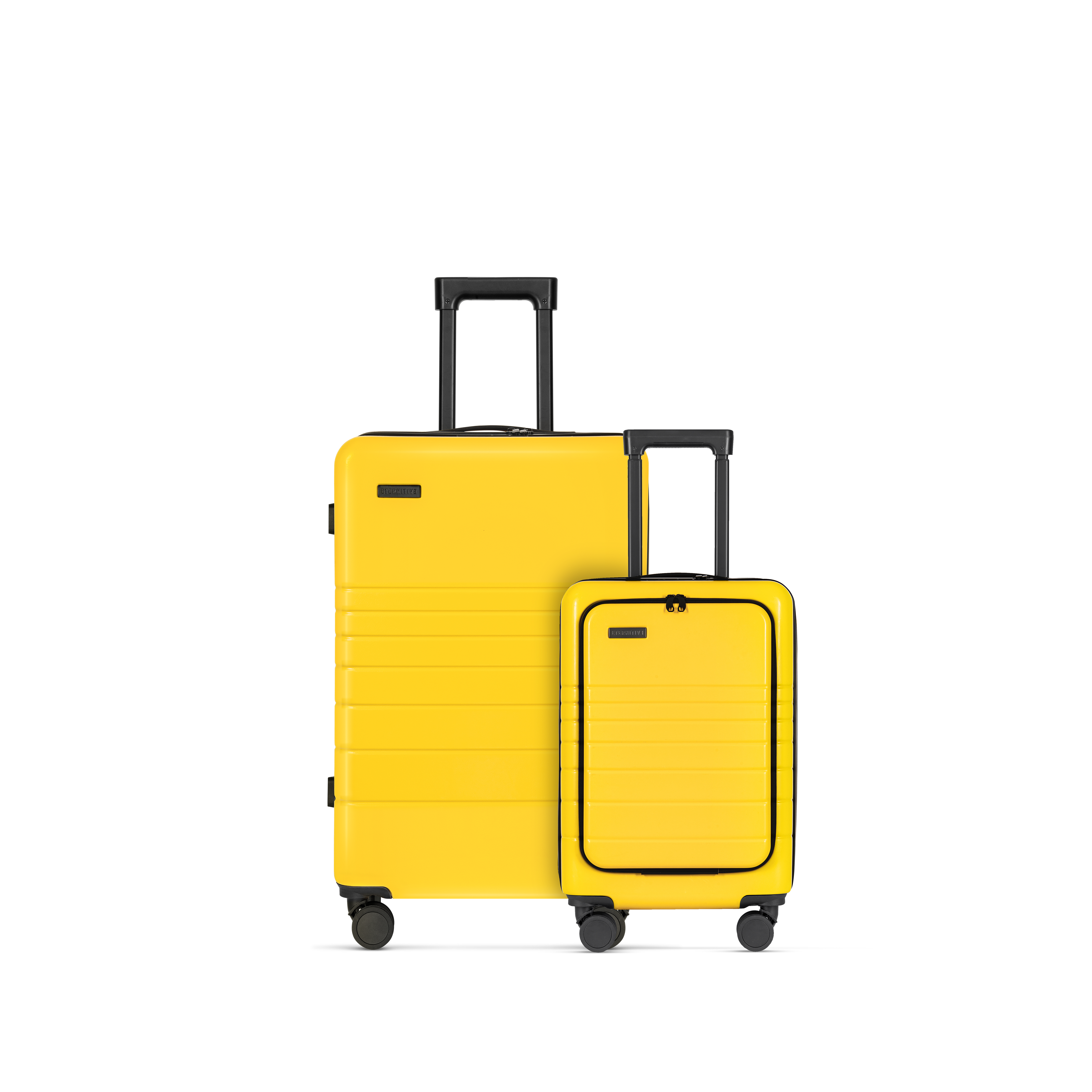 Zestaw walizek mała + duża żółta