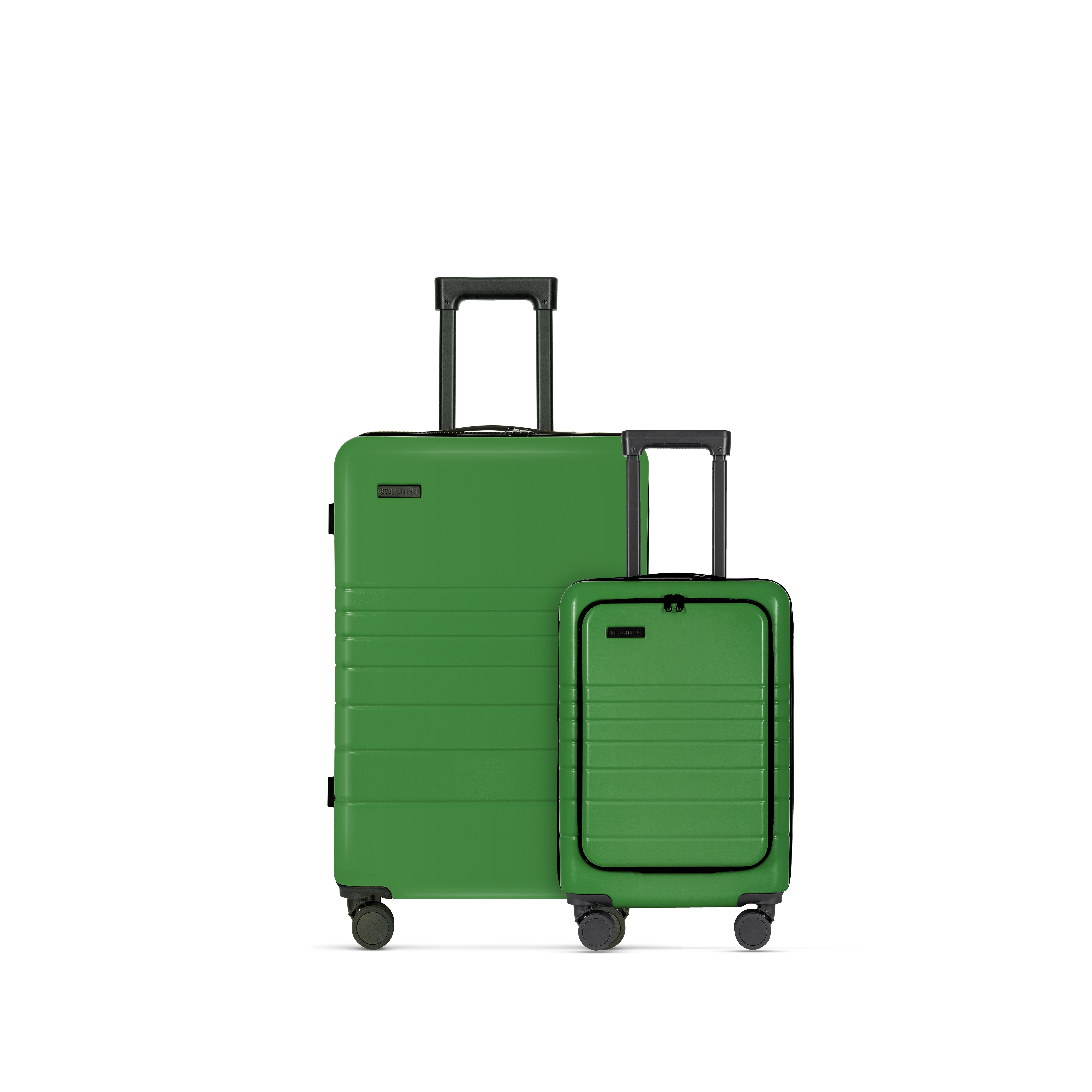Zestaw walizek mała + duża zielona