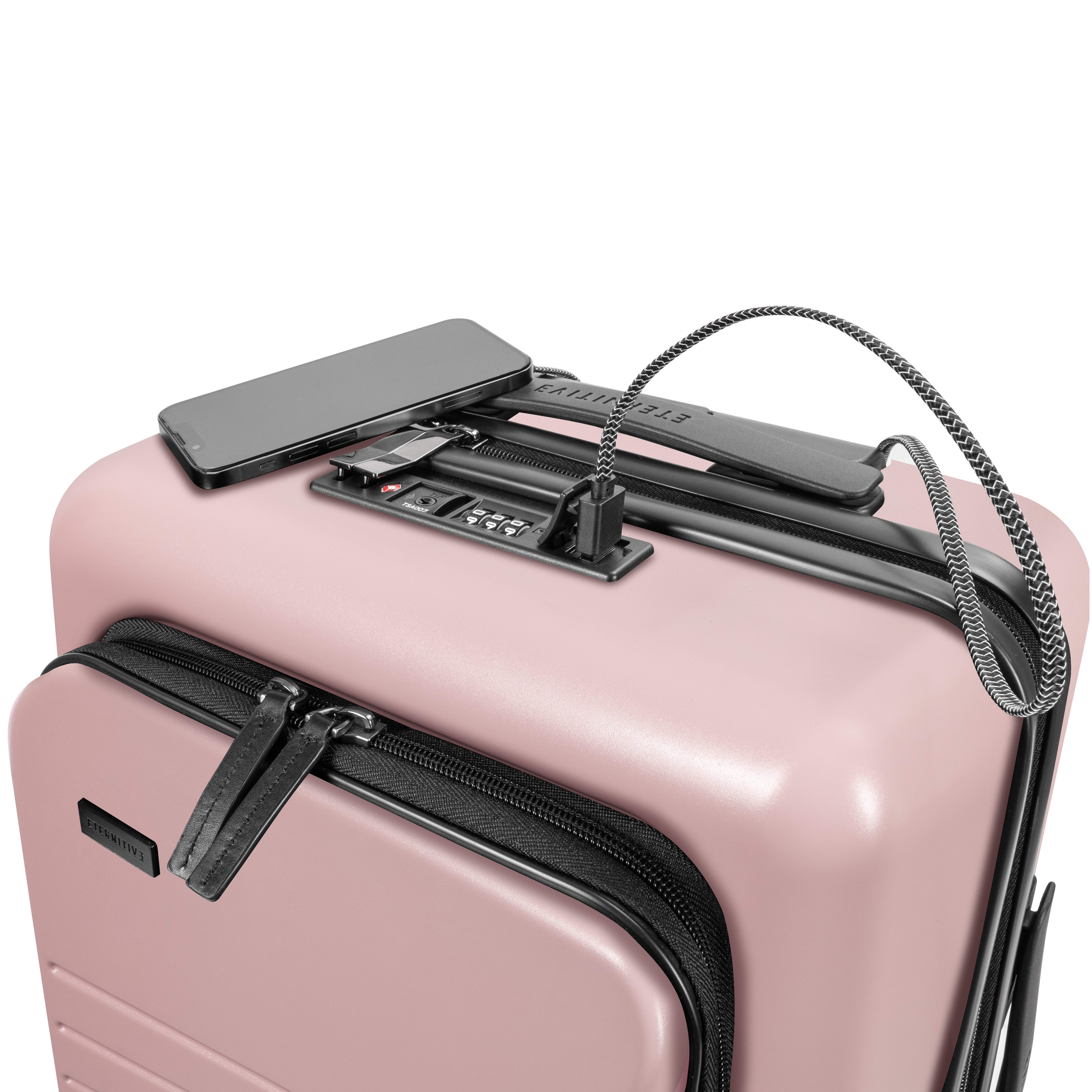 E3 set pink: \n Handgepäck plus + Mittelgroßer Koffer + Großer Koffer