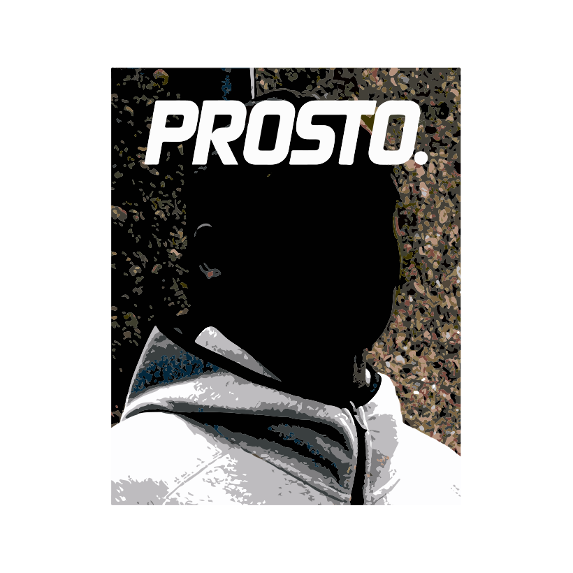 Naklejka Prosto black face