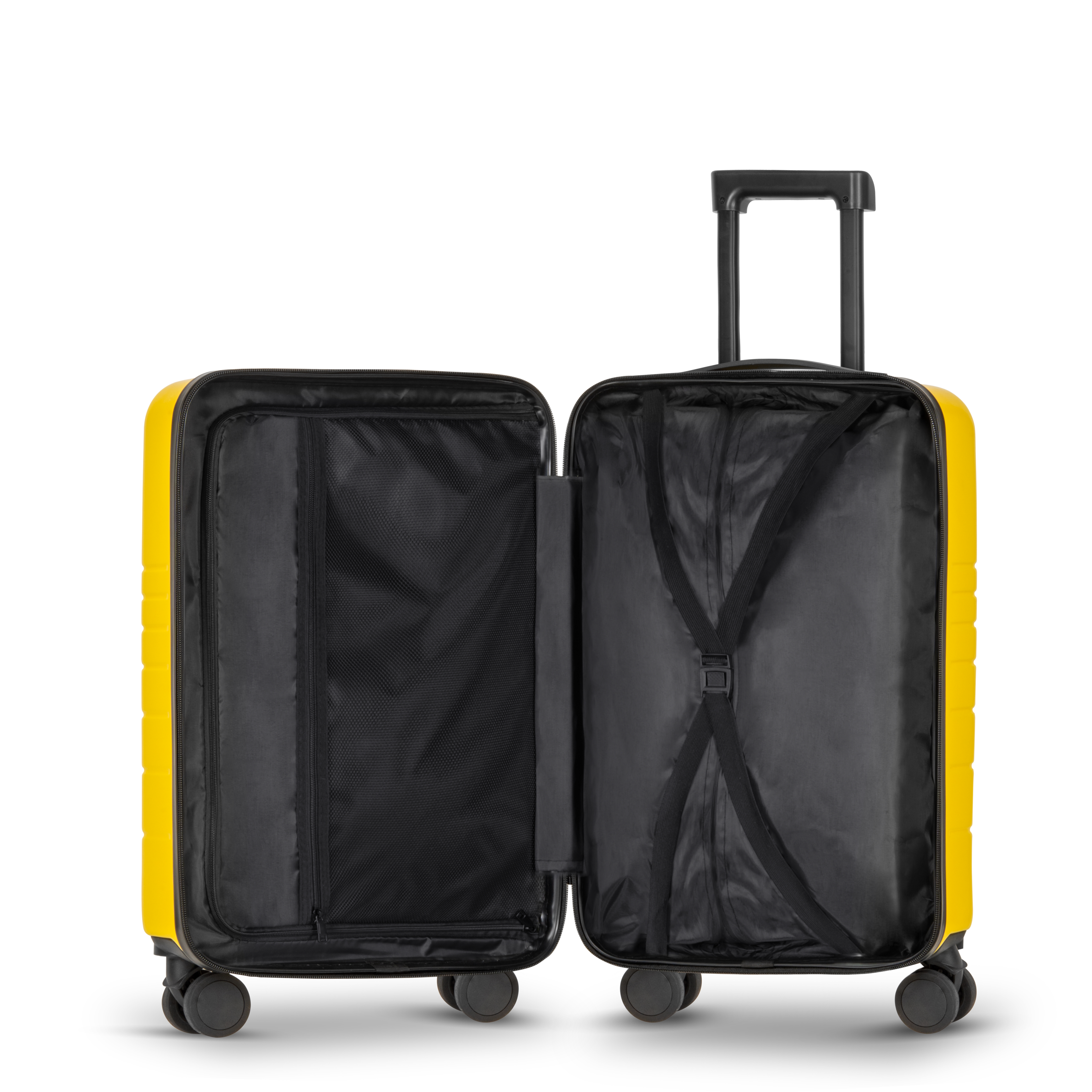 walizka kabinowa żółta ABS