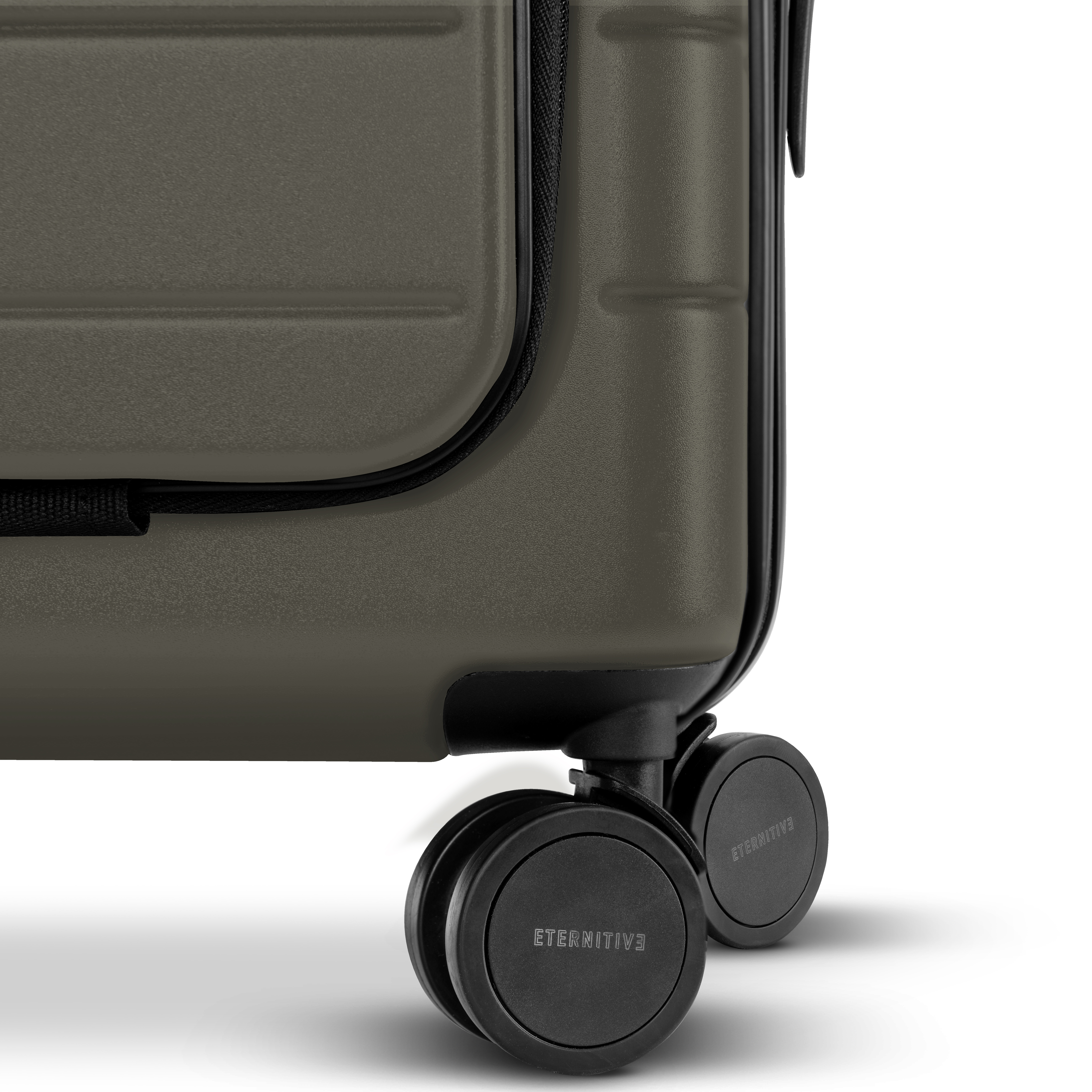 E3 Koffer set 2 teilig: \n Handgepäck plus + Großer Koffer Olivgrün