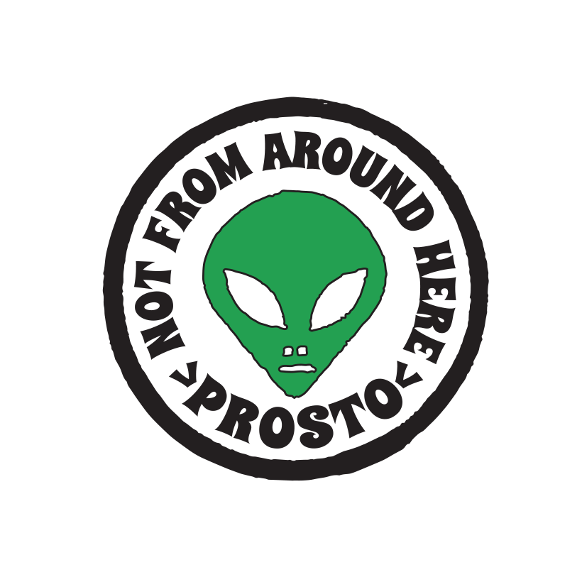 Naklejka Prosto alien