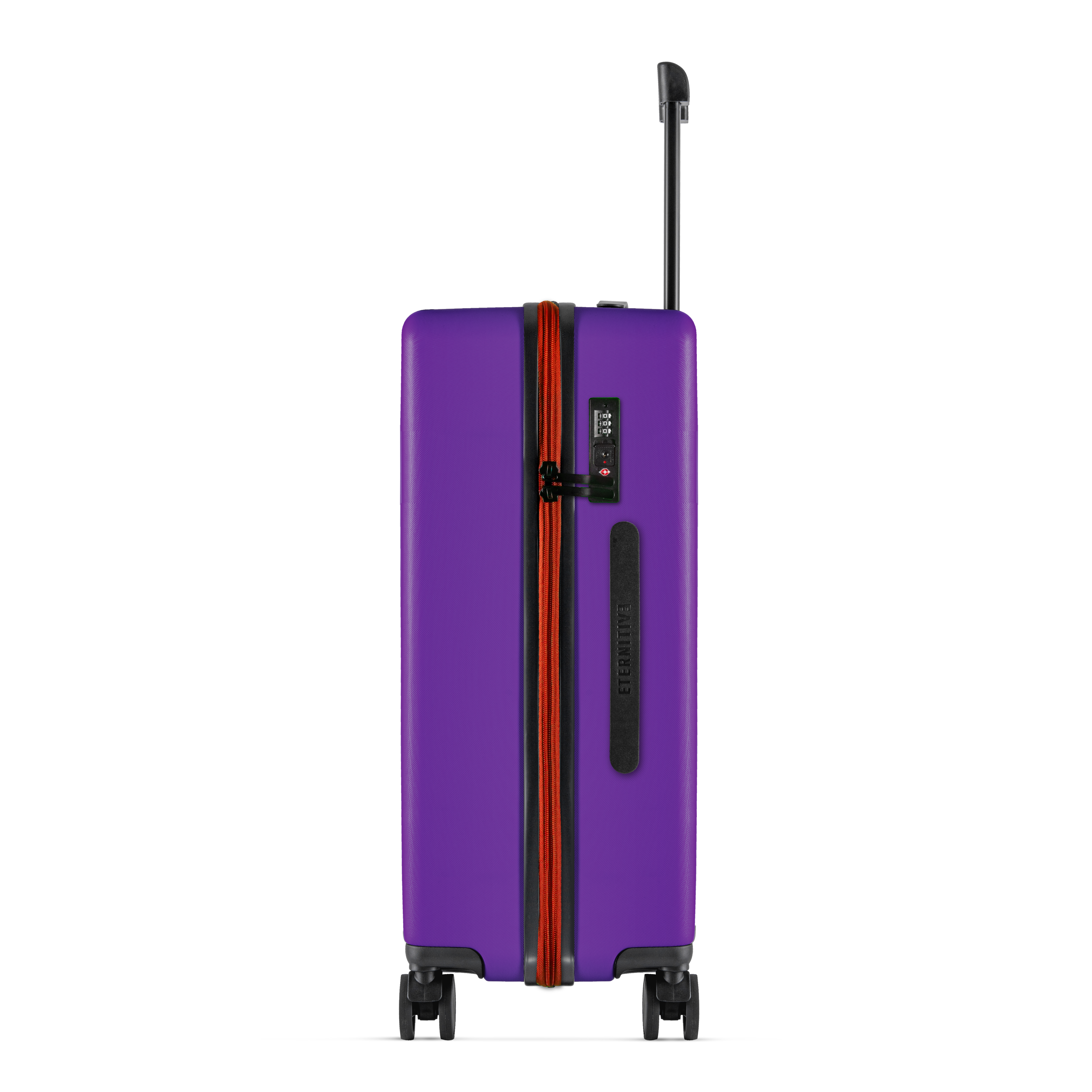 Medium purple suitcase with TSA lock (ABS suitcase) | Eternitive