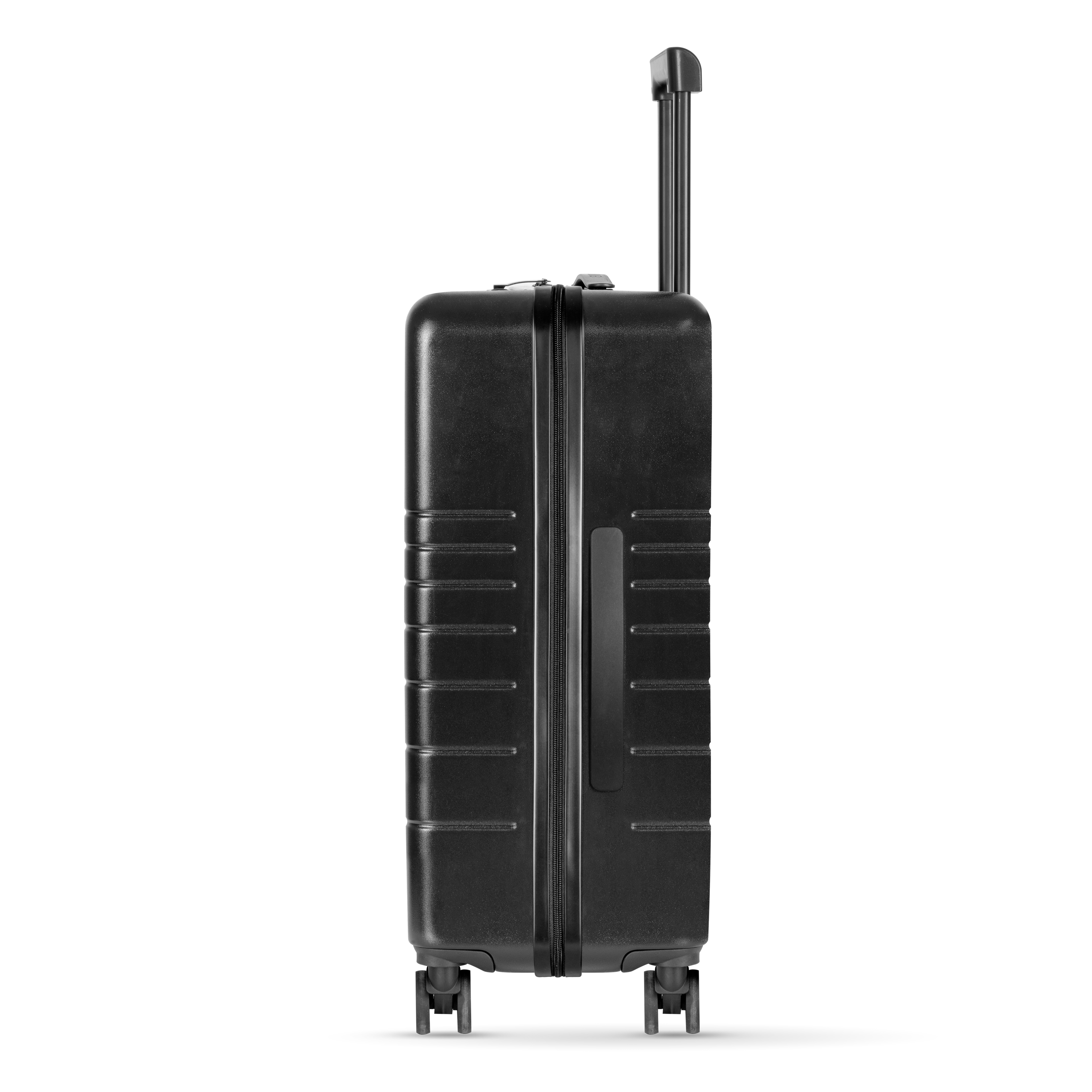 Duża walizka czarna E1 bok Eternitive