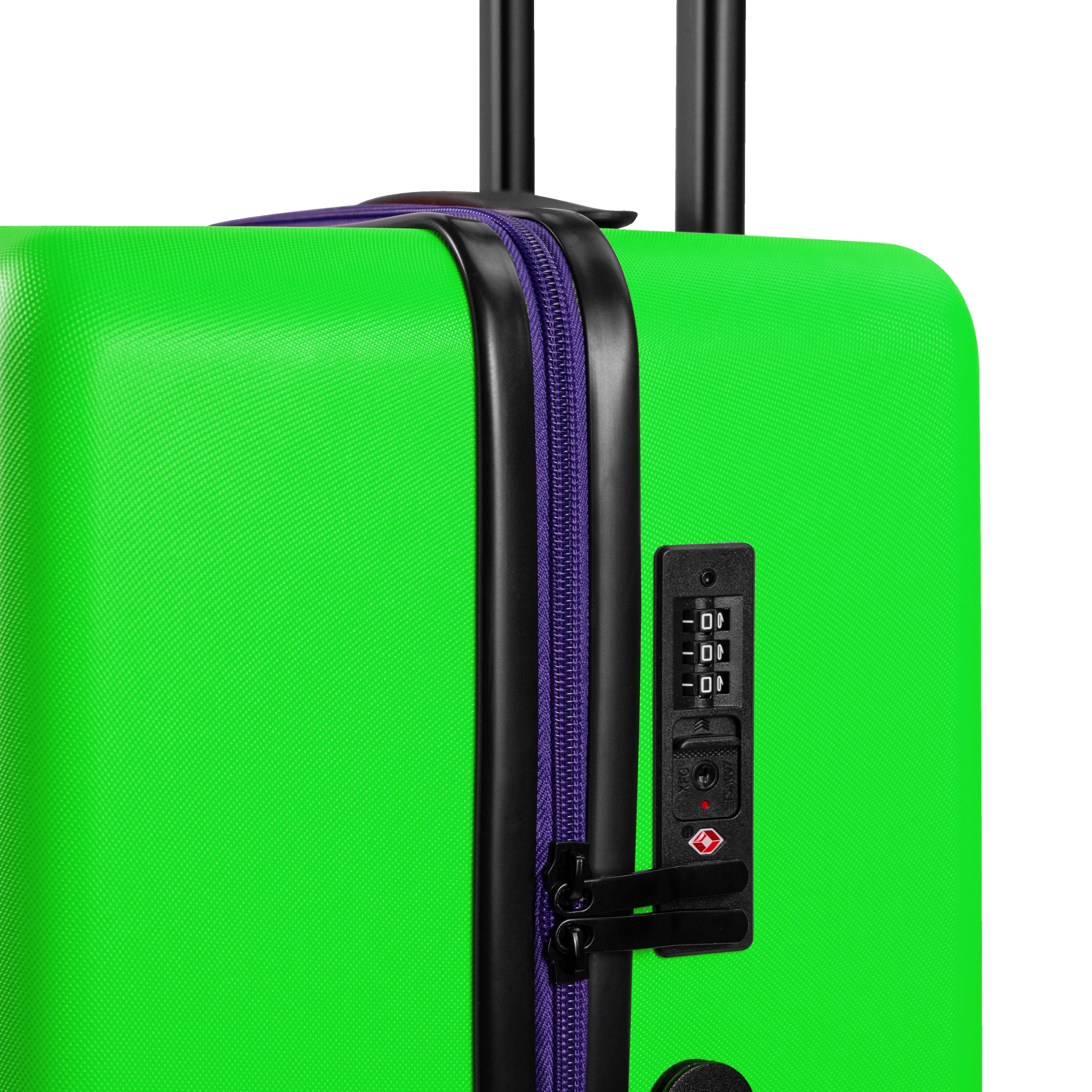 Medium green suitcase with TSA lock (ABS suitcase) | Eternitive